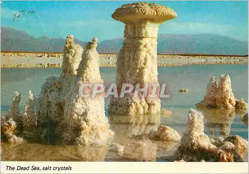 Moderne Karte The Dead Sea Salt crystals