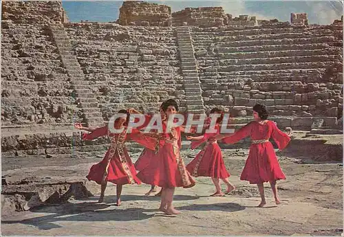 Moderne Karte Old and New at Caesarea's Ancient Theatre