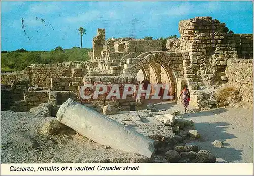 Cartes postales moderne Caesarea remains of a vaulted Crusader street