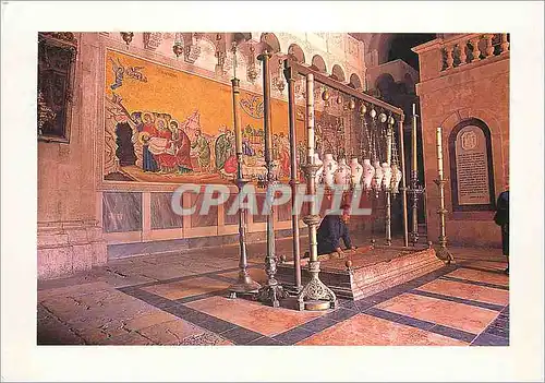 Cartes postales moderne Dans la basilique du Saint Sepulcre