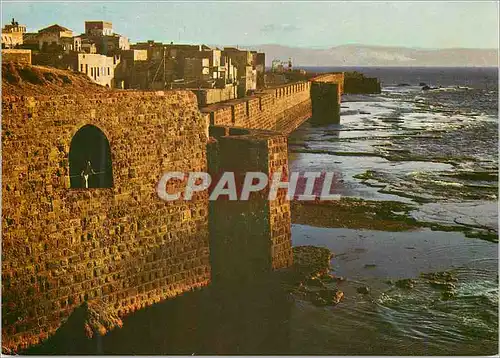 Moderne Karte Acre Part of the Ancient City Wall