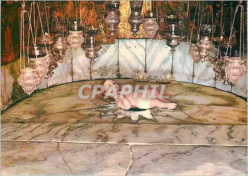 Cartes postales moderne Bethlehem L'etoile de l'eglise de la Nativite