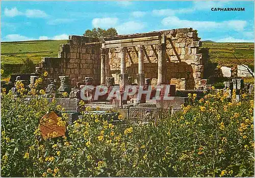 Cartes postales moderne Capernaum Ruins of ancient synagogue