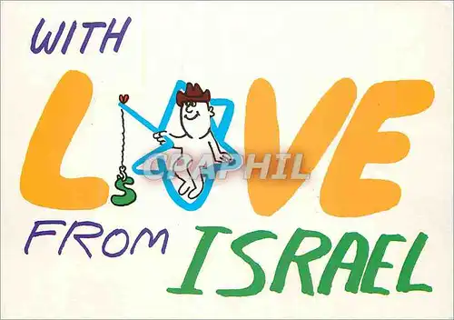 Cartes postales moderne Israel With Love From Israel