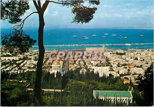 Moderne Karte Haifa one of the biggest towns in the country