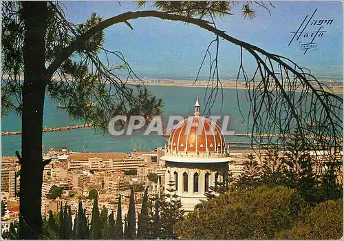Moderne Karte Haifa one of the biggest towns in the country