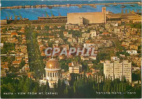 Cartes postales moderne Haifa View from Mt Carmel