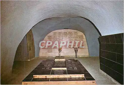 Moderne Karte Jerusalem Mt Zion Chambre des Martyrs