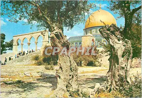 Moderne Karte Jerusalem Dome of the Rock