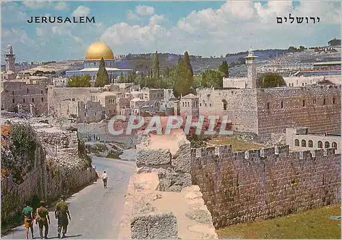 Moderne Karte Jerusalem Temple Area