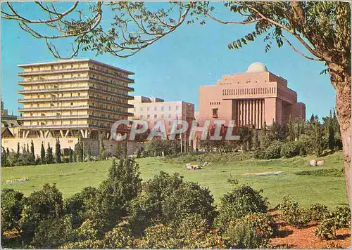 Moderne Karte Jerusalem View from the City Garden