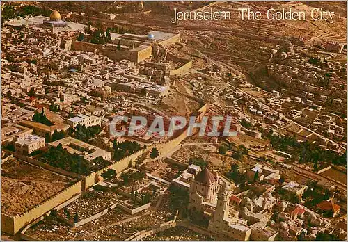 Moderne Karte Jerusalem The Golden City