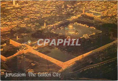 Moderne Karte Jerusalem The Golden City