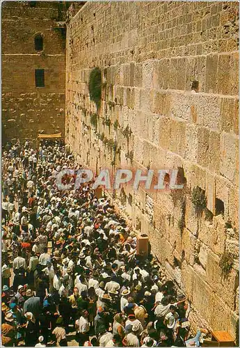 Moderne Karte Jerusalem Wailing Wall