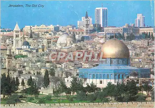 Moderne Karte Jerusalem the Old City