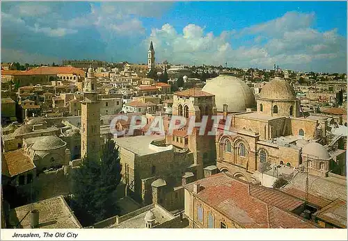 Moderne Karte Jerusalem The Old City