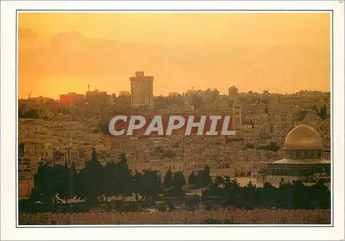 Cartes postales moderne Jerusalem La ville sainte et le Dome du Rocher