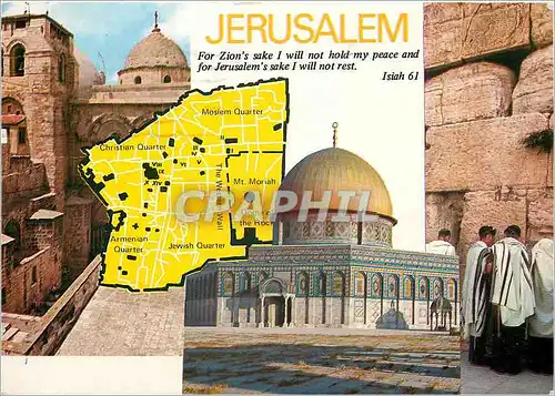 Moderne Karte Jerusalem