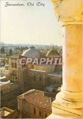 Moderne Karte Jerusalem Eglise du saint Sepulchre