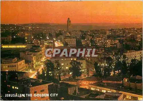 Cartes postales moderne Jerusalem The Golden City