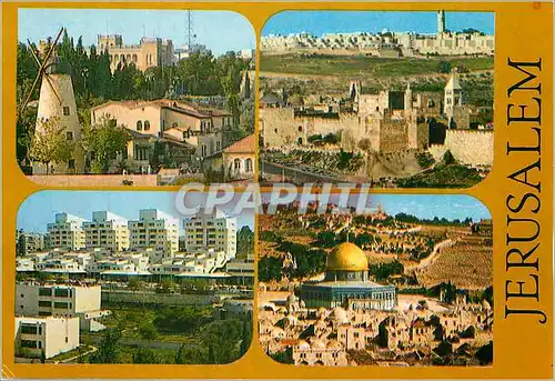 Moderne Karte Jerusalem The Old City