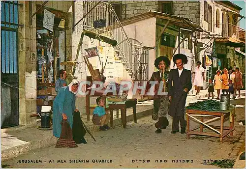 Cartes postales moderne Jerusalem At Mea Shearim Quarter
