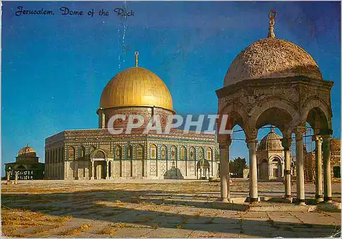Moderne Karte Jerusalem Dome of the Rock