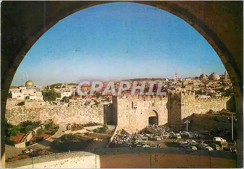 Cartes postales moderne Jerusalem La Porte de Damas