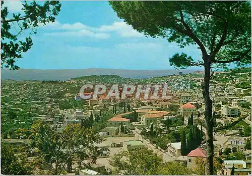 Moderne Karte Nazareth Vue Generale