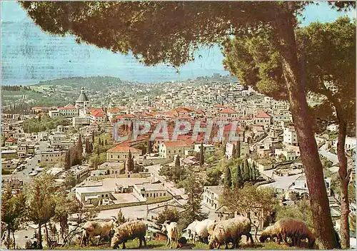 Moderne Karte Nazareth Vue generale