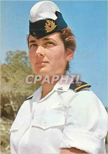 Cartes postales moderne A Woman officer of the Israel Navy Militaria