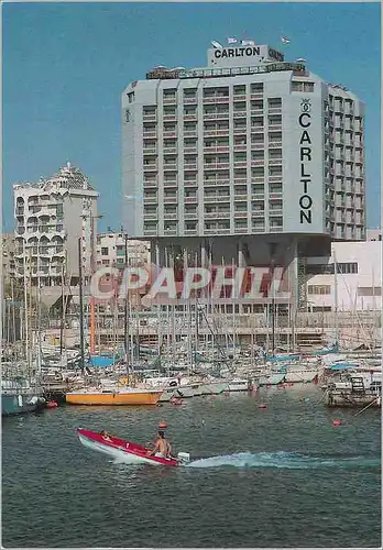 Moderne Karte Tel Aviv Bateaux Carlton Hotel Eliezer Peri street