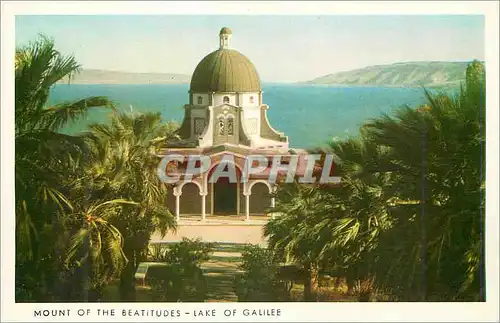 Cartes postales moderne Mount Of the Beatitudes Lakes of Galilee