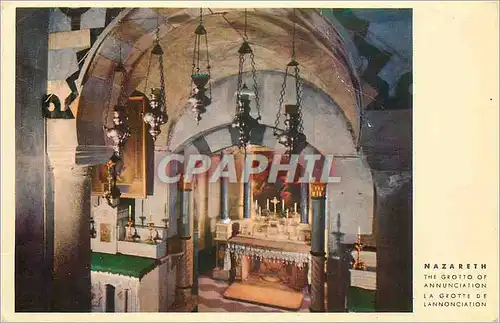 Cartes postales moderne Nazareth La Grotte de l'annonciation