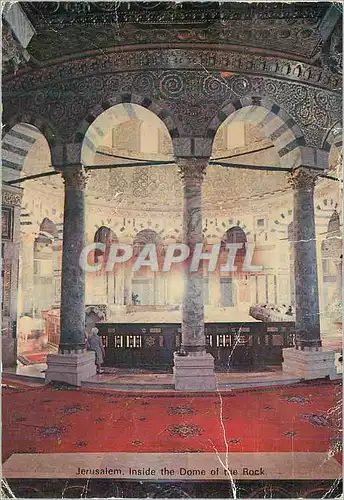 Moderne Karte Jerusalem Inside the Dome of the Rock