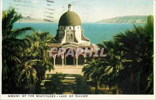 Cartes postales moderne Mount of the Beatitudes Lake of Galilee
