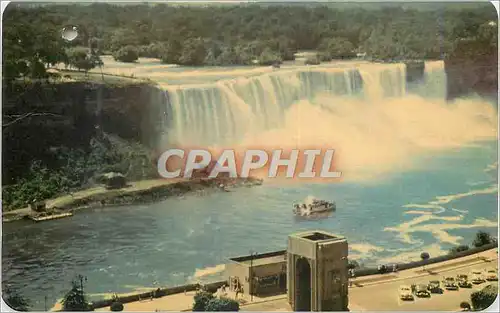 Moderne Karte Canada Ontario American Falls Niagara Falls