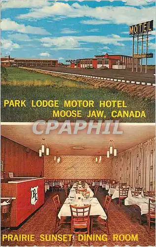 Moderne Karte Canada Park Lodge Motor Hotel