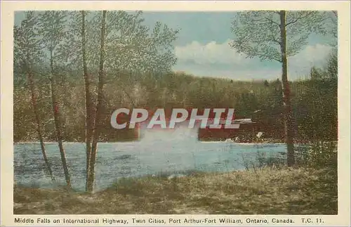 Cartes postales moderne Canada Ontario Middle Falls on International Highway