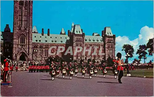 Moderne Karte Canada Ontario Ottawa Parade a l'occasion du changement de garde
