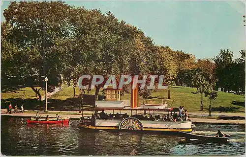 Cartes postales moderne Canada Montreal Parc la Fontaine Bateau