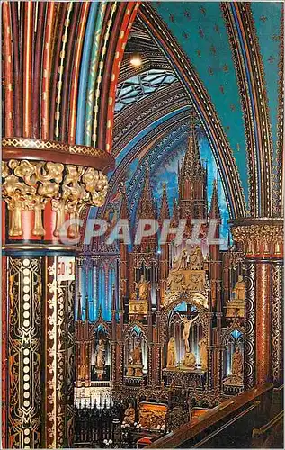 Cartes postales moderne Canada Montreal Quebec Maitre-Autel Eglise Notre-Dame