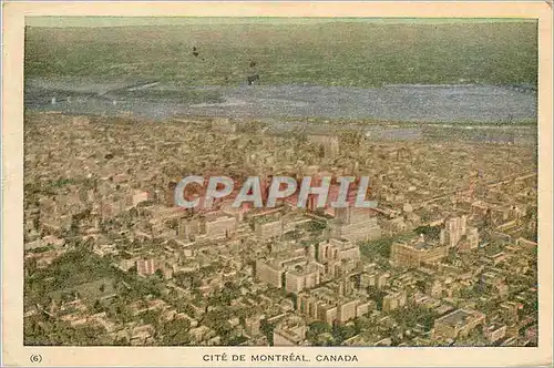 Moderne Karte Canada Montreal Cite de Montreal