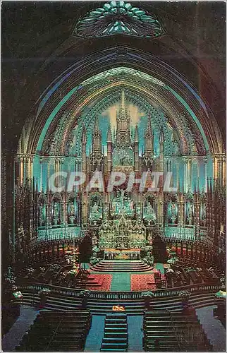Cartes postales moderne Canada Montreal Vue Interieure de l'Eglise Notre-Dame