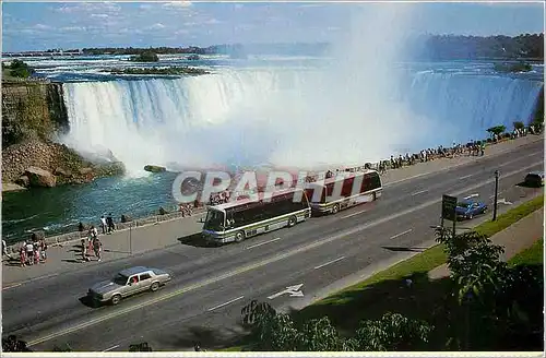 Moderne Karte Canada Ontario Niagara Falls Les chutes du Fer a cheval