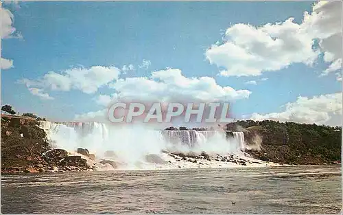 Moderne Karte Canada Ontario Niagara Falls The American Falls