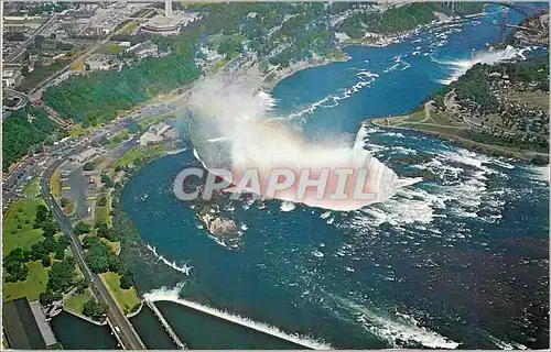 Moderne Karte Canada Ontario Niagara Falls The mighty Niagara River