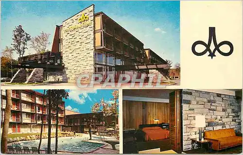 Moderne Karte Canada Quebec Auberge des Gouverneurs