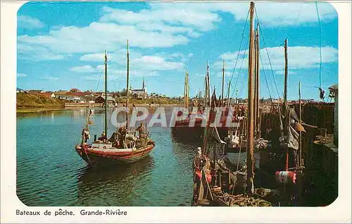 Cartes postales moderne Canada Bateaux de peche Grande-Riviere