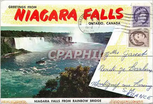 Cartes postales moderne Niagara Falls from Rainbow bridge